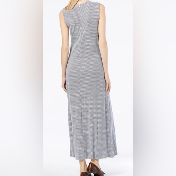 Weekend Max Mara Echi mosaic-print maxi dress in blue and white L - Picture 2 of 13
